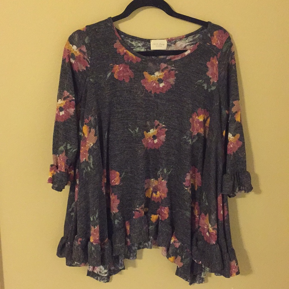 Loose Floral Top